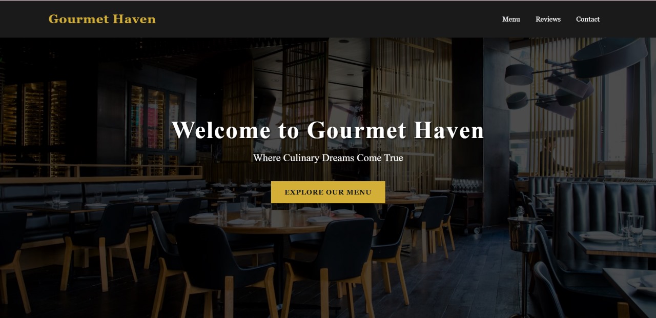 Restaurant Website